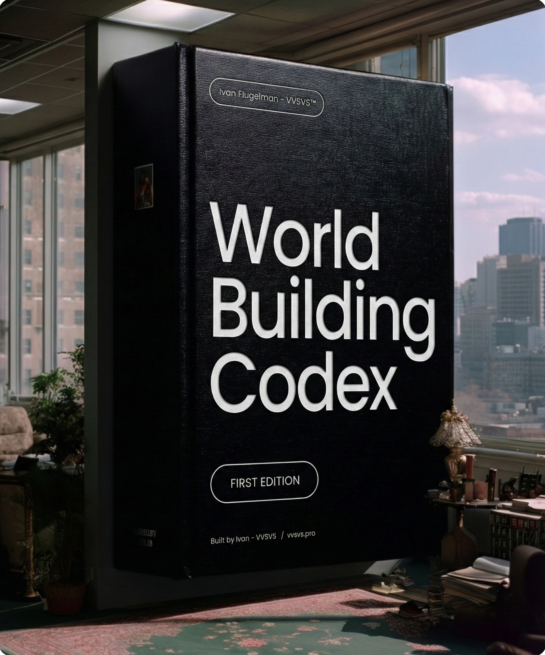 VVSVS World Building Codex Vol 1 Cover - Midjourney V7 Style Guide PDF